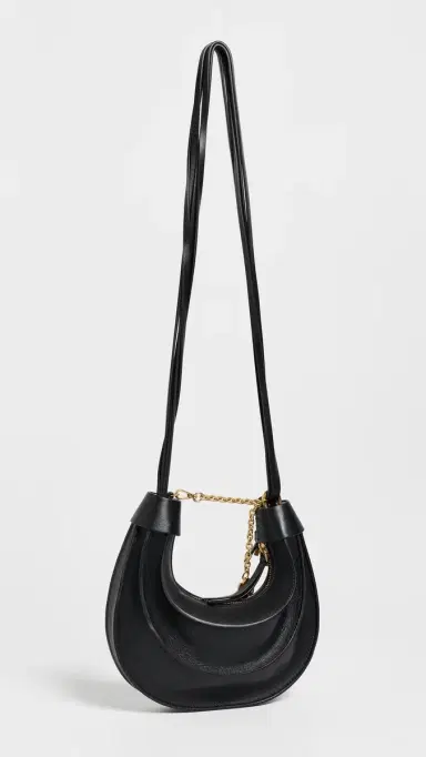 Farm Rio Leather Small Banana Bag Black One Size | Thumbnail 4 Farm Rio Leather Small Banana Bag Black One Size | Thumbnail 4