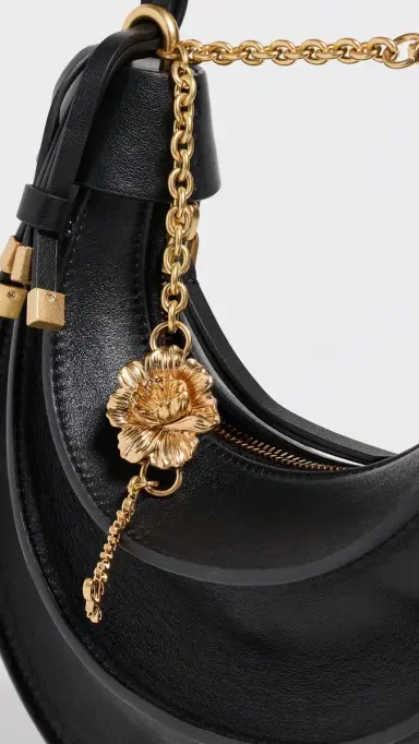 Farm Rio Leather Small Banana Bag Black One Size | Thumbnail 5 Farm Rio Leather Small Banana Bag Black One Size | Thumbnail 5