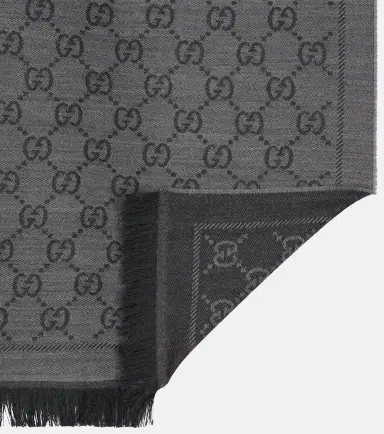 Gucci GG wool jacquard scarf | Thumbnail 2 Gucci GG wool jacquard scarf | Thumbnail 2