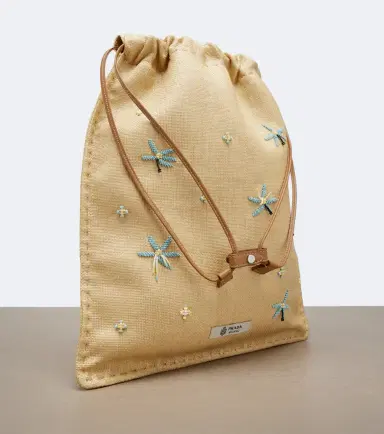 Prada Wish beaded canvas pouch | Thumbnail 2 Prada Wish beaded canvas pouch | Thumbnail 2