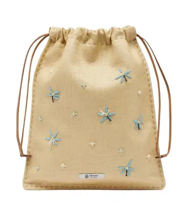Prada Wish beaded canvas pouch | Thumbnail 1 Prada Wish beaded canvas pouch | Thumbnail 1