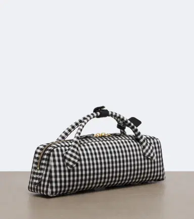 Alaia Alaïa Le Teckel gingham top-handle bag | Thumbnail 3 Alaia Alaïa Le Teckel gingham top-handle bag | Thumbnail 3