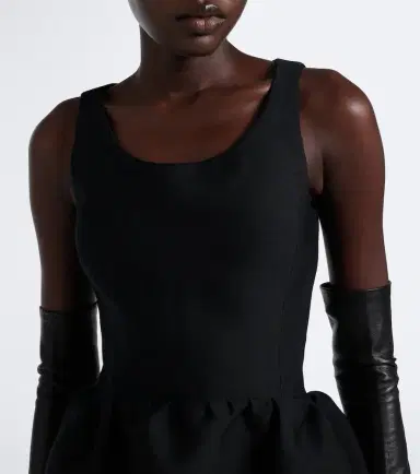Balenciaga Wool and silk-blend minidress | Thumbnail 5 Balenciaga Wool and silk-blend minidress | Thumbnail 5