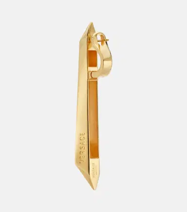 Versace Crystal-embellished drop earrings | Thumbnail 3 Versace Crystal-embellished drop earrings | Thumbnail 3