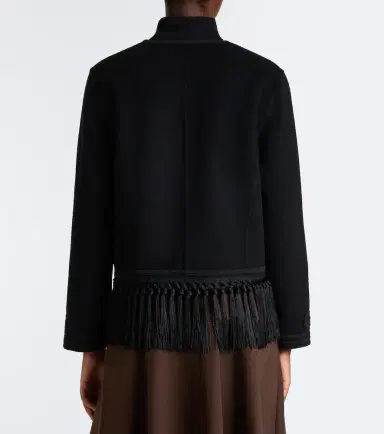 Rixo Inga fringed wool-blend jacket | Thumbnail 2 Rixo Inga fringed wool-blend jacket | Thumbnail 2