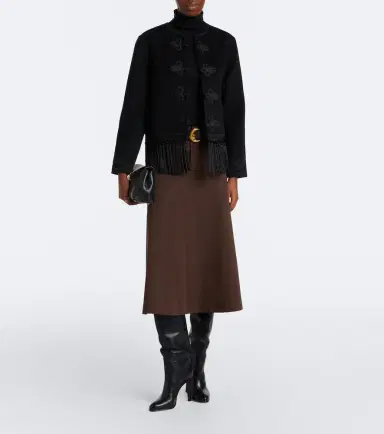 Rixo Inga fringed wool-blend jacket | Thumbnail 7 Rixo Inga fringed wool-blend jacket | Thumbnail 7
