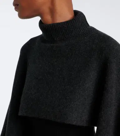 Isabel Marant Marina wool and cashmere poncho | Thumbnail 3 Isabel Marant Marina wool and cashmere poncho | Thumbnail 3