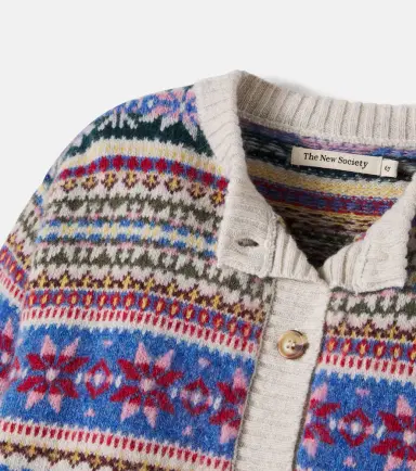 THE NEW SOCIETY Caia argyle wool-blend cardigan | Thumbnail 2 THE NEW SOCIETY Caia argyle wool-blend cardigan | Thumbnail 2