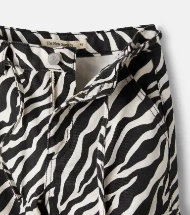 THE NEW SOCIETY Zebra-print cotton pants | Thumbnail 2 THE NEW SOCIETY Zebra-print cotton pants | Thumbnail 2