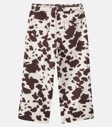 THE NEW SOCIETY Cow-print cotton pants | Thumbnail 3 THE NEW SOCIETY Cow-print cotton pants | Thumbnail 3
