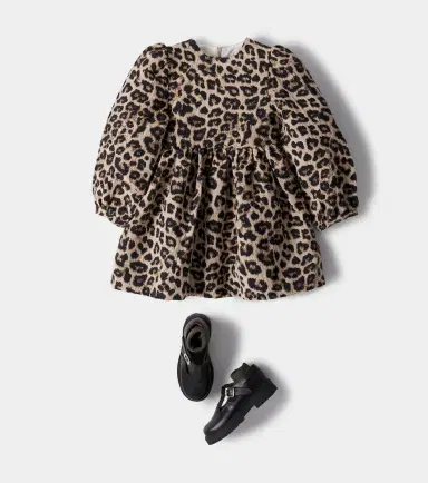 THE NEW SOCIETY Mossie animal-print jacquard dress | Thumbnail 4 THE NEW SOCIETY Mossie animal-print jacquard dress | Thumbnail 4