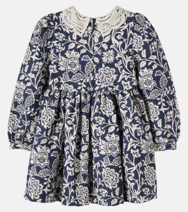 THE NEW SOCIETY Eloween floral cotton-blend jacquard dress | Thumbnail 3 THE NEW SOCIETY Eloween floral cotton-blend jacquard dress | Thumbnail 3