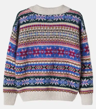 THE NEW SOCIETY Caia Fair Isle wool-blend polo sweater | Thumbnail 4 THE NEW SOCIETY Caia Fair Isle wool-blend polo sweater | Thumbnail 4