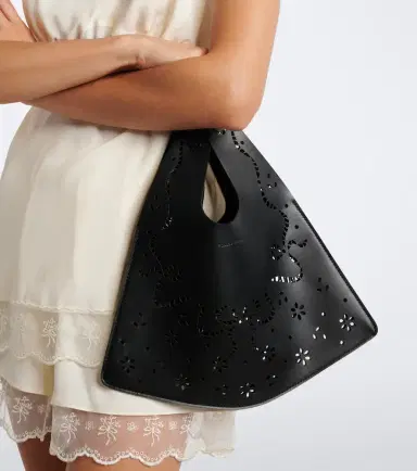 Simone Rocha Mini floral leather shopper | Thumbnail 5 Simone Rocha Mini floral leather shopper | Thumbnail 5