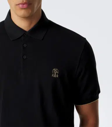 Brunello Cucinelli Cotton piqué polo shirt | Thumbnail 4 Brunello Cucinelli Cotton piqué polo shirt | Thumbnail 4