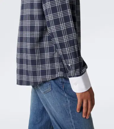 Brunello Cucinelli Checked cotton-blend flannel shirt | Thumbnail 5 Brunello Cucinelli Checked cotton-blend flannel shirt | Thumbnail 5