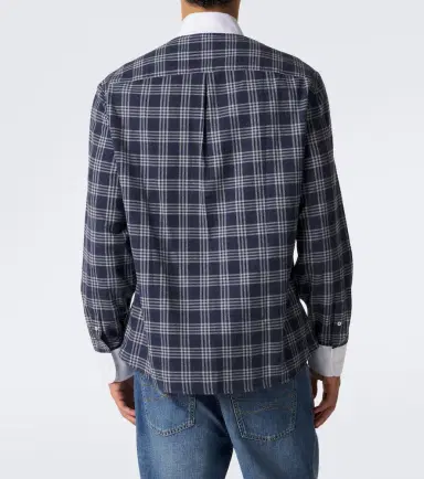 Brunello Cucinelli Checked cotton-blend flannel shirt | Thumbnail 6 Brunello Cucinelli Checked cotton-blend flannel shirt | Thumbnail 6