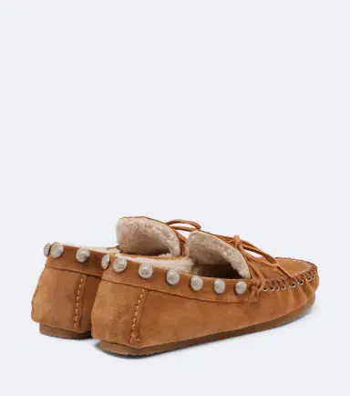 Isabel Marant Fitza shearling-lined suede loafers | Thumbnail 2 Isabel Marant Fitza shearling-lined suede loafers | Thumbnail 2