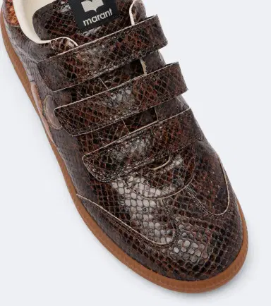 Isabel Marant Beth snake-effect leather sneakers | Thumbnail 4 Isabel Marant Beth snake-effect leather sneakers | Thumbnail 4