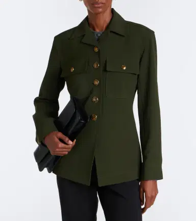 Veronica Beard Molyneux crêpe jacket | Thumbnail 4 Veronica Beard Molyneux crêpe jacket | Thumbnail 4