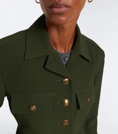 Veronica Beard Molyneux crêpe jacket | Thumbnail 6 Veronica Beard Molyneux crêpe jacket | Thumbnail 6