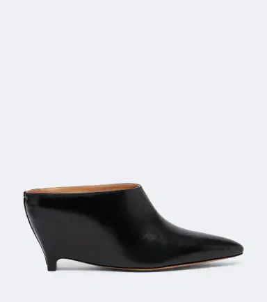 Maison Margiela Heel-Less leather wedge mules | Thumbnail 2 Maison Margiela Heel-Less leather wedge mules | Thumbnail 2
