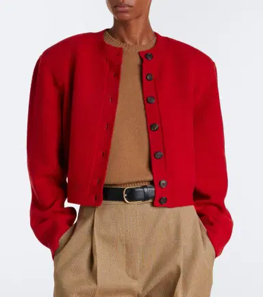 RÓHE Róhe Cropped wool cardigan | Thumbnail 4 RÓHE Róhe Cropped wool cardigan | Thumbnail 4