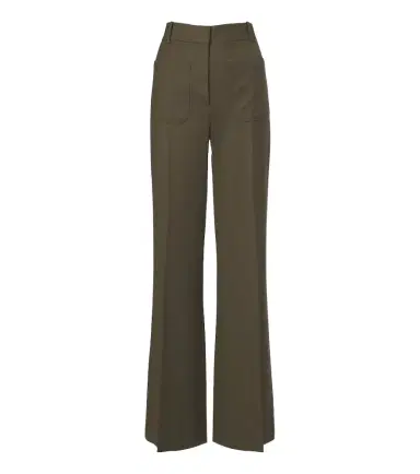 Victoria Beckham Alina wide-leg pants | Thumbnail 1 Victoria Beckham Alina wide-leg pants | Thumbnail 1