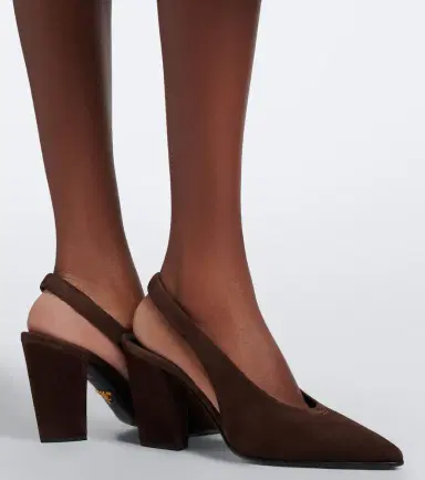 Prada Suede slingback pumps | Thumbnail 6 Prada Suede slingback pumps | Thumbnail 6