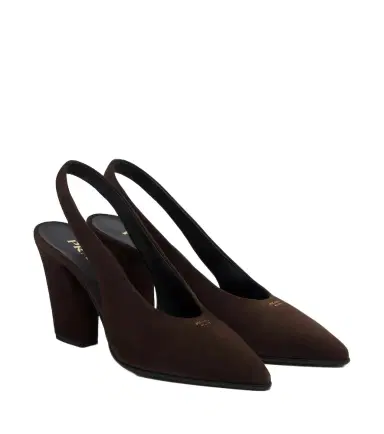 Prada Suede slingback pumps | Thumbnail 1 Prada Suede slingback pumps | Thumbnail 1