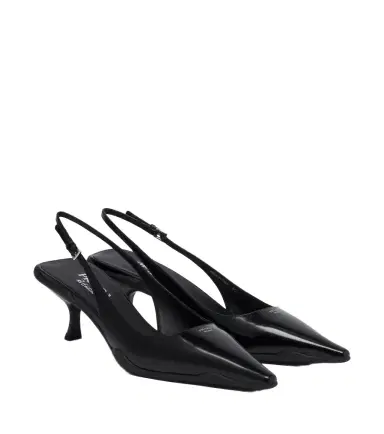 Prada Leather slingback pumps | Thumbnail 1 Prada Leather slingback pumps | Thumbnail 1