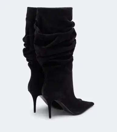 Amina Muaddi Anok suede mid-calf boots | Thumbnail 2 Amina Muaddi Anok suede mid-calf boots | Thumbnail 2