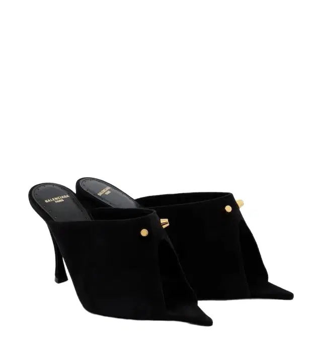 Midnight City studded suede mules Midnight City studded suede mules