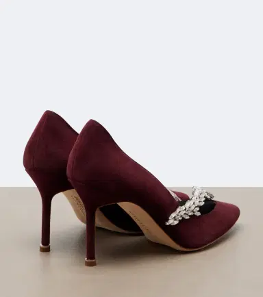 Balenciaga x Manolo Blahnik embellished suede pumps | Thumbnail 2 Balenciaga x Manolo Blahnik embellished suede pumps | Thumbnail 2