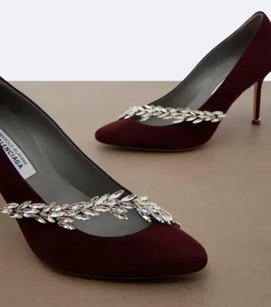 Balenciaga x Manolo Blahnik embellished suede pumps | Thumbnail 3 Balenciaga x Manolo Blahnik embellished suede pumps | Thumbnail 3