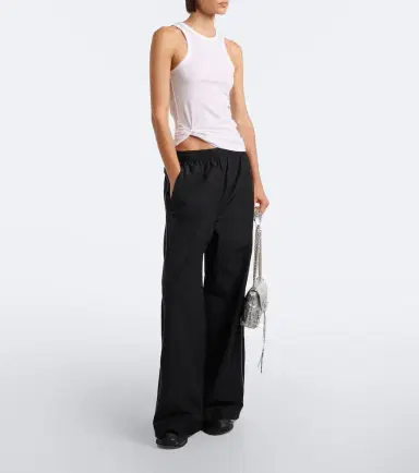 Balenciaga Logo gathered cotton jersey tank top | Thumbnail 5 Balenciaga Logo gathered cotton jersey tank top | Thumbnail 5