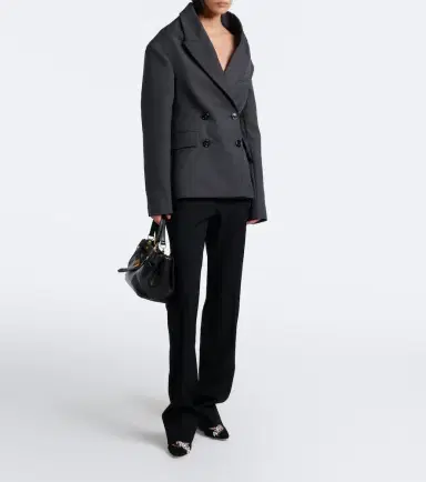 Balenciaga Wool straight pants | Thumbnail 6 Balenciaga Wool straight pants | Thumbnail 6