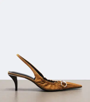 Gucci Vittoria Horsebit suede slingback pumps | Thumbnail 2 Gucci Vittoria Horsebit suede slingback pumps | Thumbnail 2