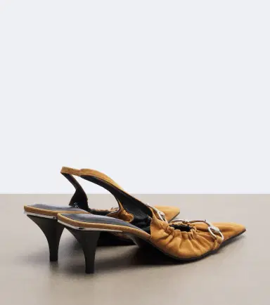Gucci Vittoria Horsebit suede slingback pumps | Thumbnail 4 Gucci Vittoria Horsebit suede slingback pumps | Thumbnail 4