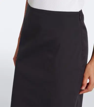 Miu Miu Cotton-blend poplin pencil skirt | Thumbnail 3 Miu Miu Cotton-blend poplin pencil skirt | Thumbnail 3