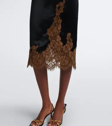 Dorothee Schumacher Lace-trimmed satin slip dress | Thumbnail 4 Dorothee Schumacher Lace-trimmed satin slip dress | Thumbnail 4