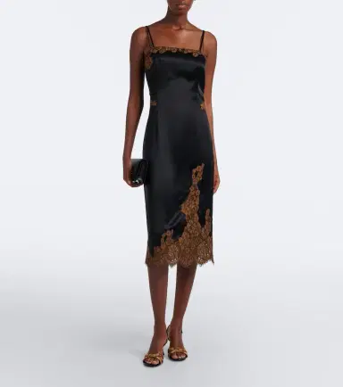 Dorothee Schumacher Lace-trimmed satin slip dress | Thumbnail 5 Dorothee Schumacher Lace-trimmed satin slip dress | Thumbnail 5