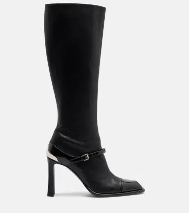 Alexander McQueen Niko leather knee-high boots | Thumbnail 2 Alexander McQueen Niko leather knee-high boots | Thumbnail 2