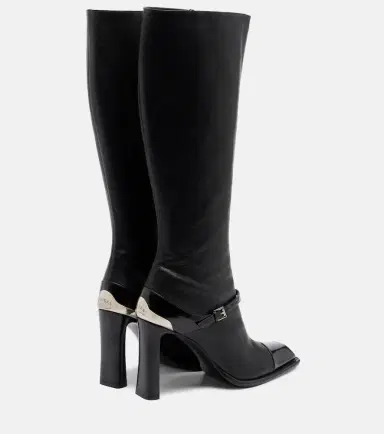 Alexander McQueen Niko leather knee-high boots | Thumbnail 6 Alexander McQueen Niko leather knee-high boots | Thumbnail 6