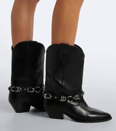 Isabel Marant Duerto embellished leather cowboy boots | Thumbnail 6 Isabel Marant Duerto embellished leather cowboy boots | Thumbnail 6