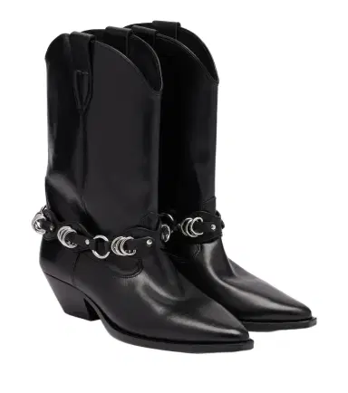Isabel Marant Duerto embellished leather cowboy boots | Thumbnail 1 Isabel Marant Duerto embellished leather cowboy boots | Thumbnail 1