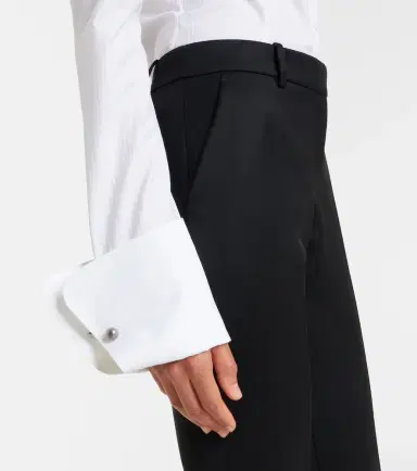 McQueen Plissé striped cotton shirt | Thumbnail 2 McQueen Plissé striped cotton shirt | Thumbnail 2