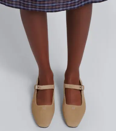 Miu Miu Suede Mary Jane flats | Thumbnail 5 Miu Miu Suede Mary Jane flats | Thumbnail 5