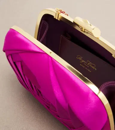 Roger Vivier Rose Vivier satin clutch | Thumbnail 2 Roger Vivier Rose Vivier satin clutch | Thumbnail 2