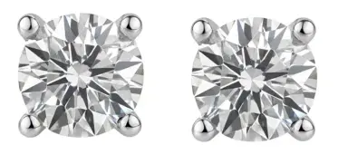 Wish Fine Jewelry 0.80ct Diamond 14K Gold Stud Round Earrings | Thumbnail 1 Wish Fine Jewelry 0.80ct Diamond 14K Gold Stud Round Earrings | Thumbnail 1